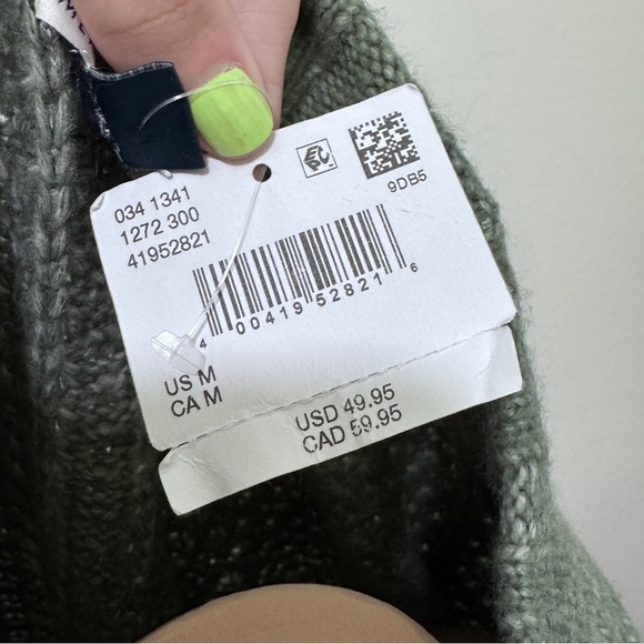 American Eagle Green Cozy Knit Sweater Medium - Picture 5 of 5